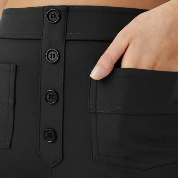 HALARA Black Boot Cut Pants - Picture 3 of 10